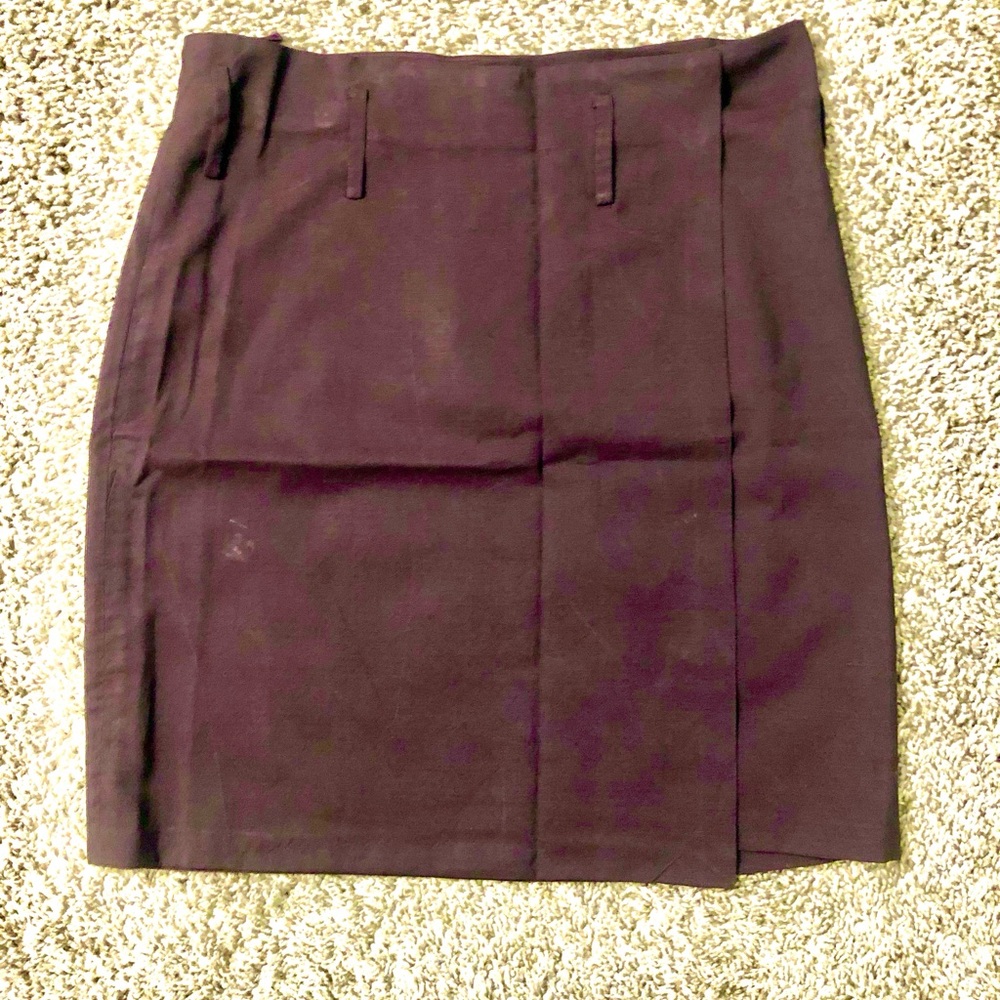 Gucci Dark Purple Women's Wrap Skirt